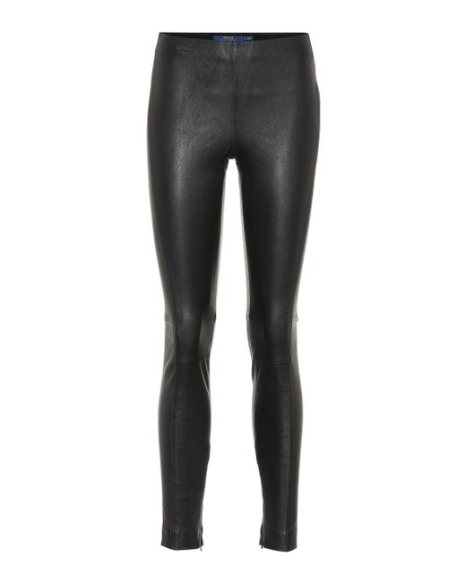 Polo Ralph Lauren Leather leggings in Black - Save 54% - Lyst