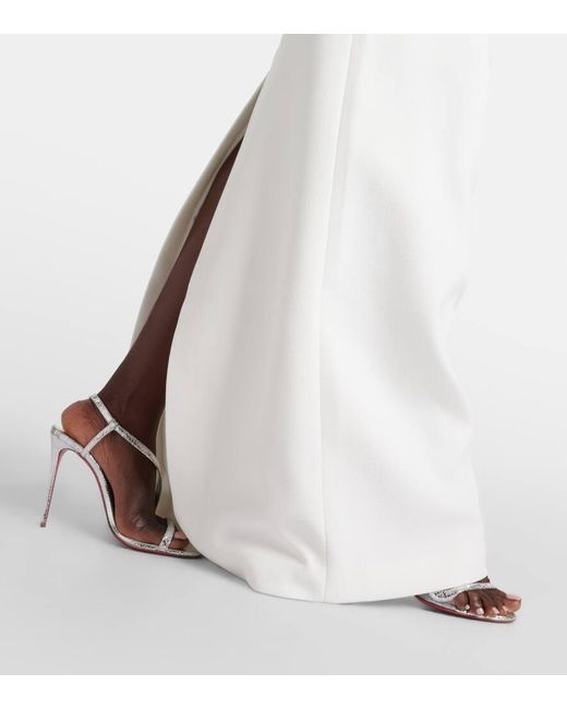 Robe Longue De Mariee Tessa A Encolure Bardot Rebecca Vallance en coloris White