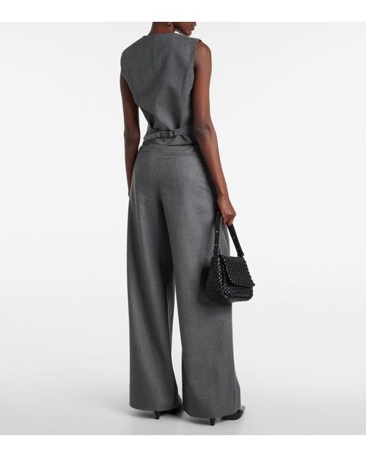 Wardrobe NYC Gray Single-Breasted Vest