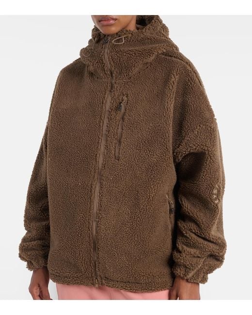Adidas By Stella McCartney Pink Teddy Hoodie