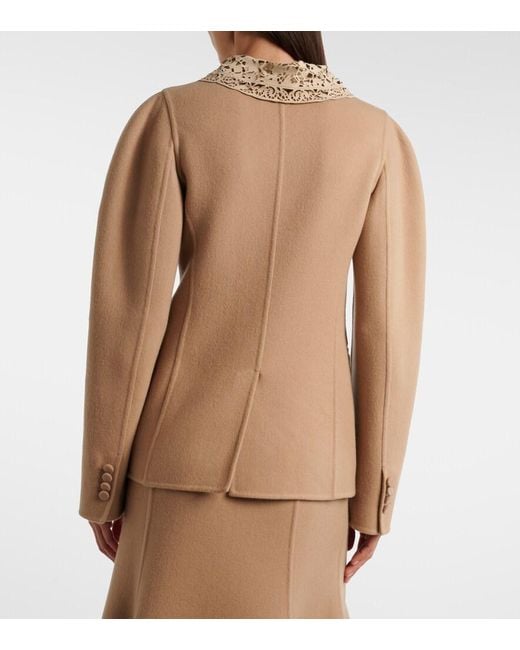 Gabriela Hearst Brown Daelan Cashmere Jacket
