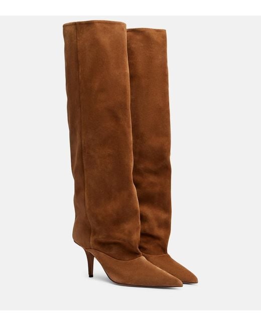 Bottes Ines 75 En Daim Paris Texas en coloris Brown
