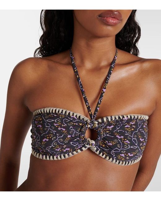 Isabel Marant Black Starneage Halterneck Bikini Top