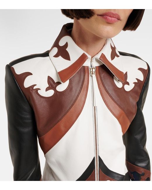 Gabriela Hearst Black Albie Leather Jacket