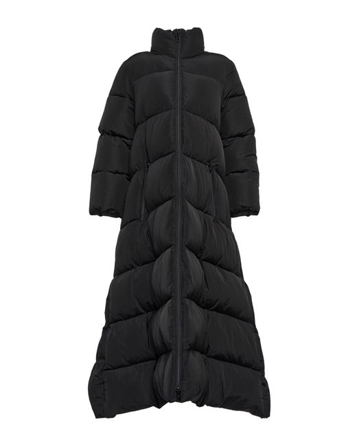Balenciaga Maxi Bow Puffer Jacket in Black | Lyst