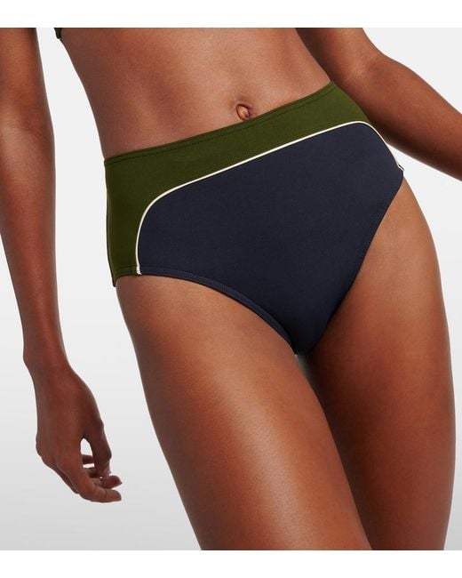 Eres Blue Plouf Colorblocked Bikini Bottoms