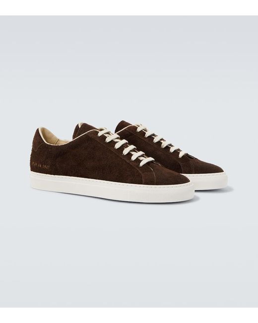 Baskets Achilles En Daim Common Projects pour homme en coloris Brown