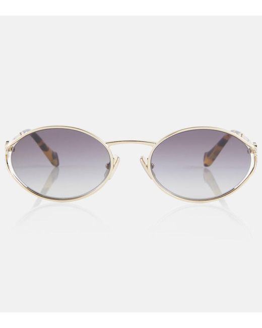 Miu Miu Multicolor Round Sunglasses