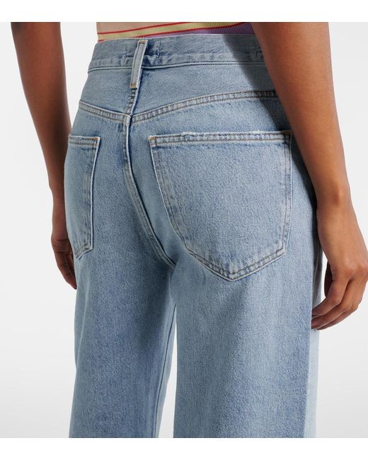 Jean Wide Henson Agolde en coloris Blue