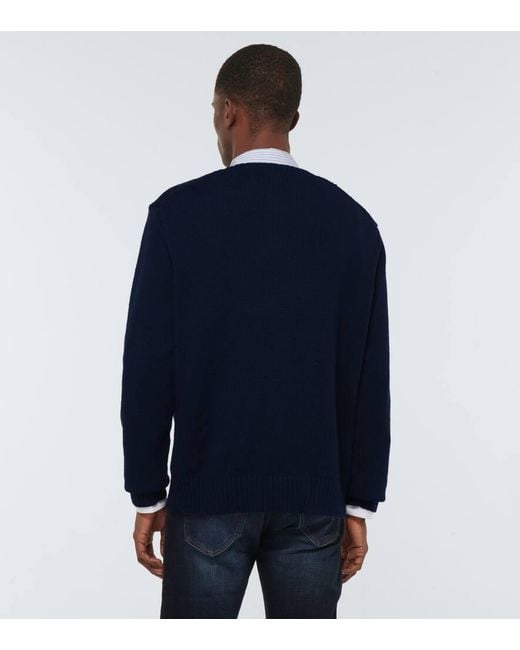 Polo Ralph Lauren Pullover aus einem Baumwollgemisch in Blue für Herren
