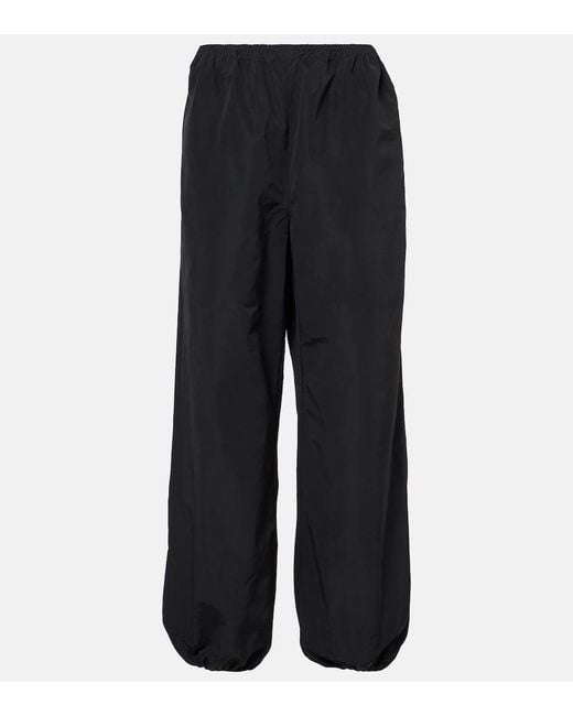 Alaïa Blue Balloon Straight Pants