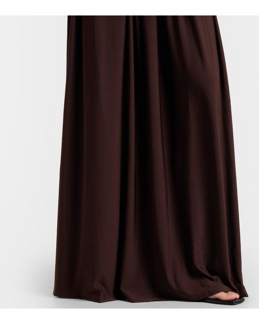 Bananhot White Zoya Halterneck Maxi Dress