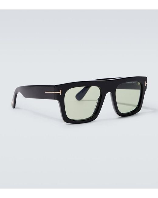 Tom Ford Eckige Sonnenbrille Fausto in Brown für Herren