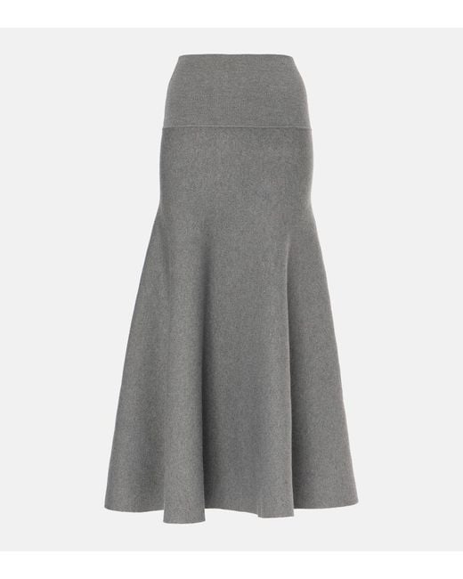 Gonna Midi Gabrielle di Frankie Shop in Gray