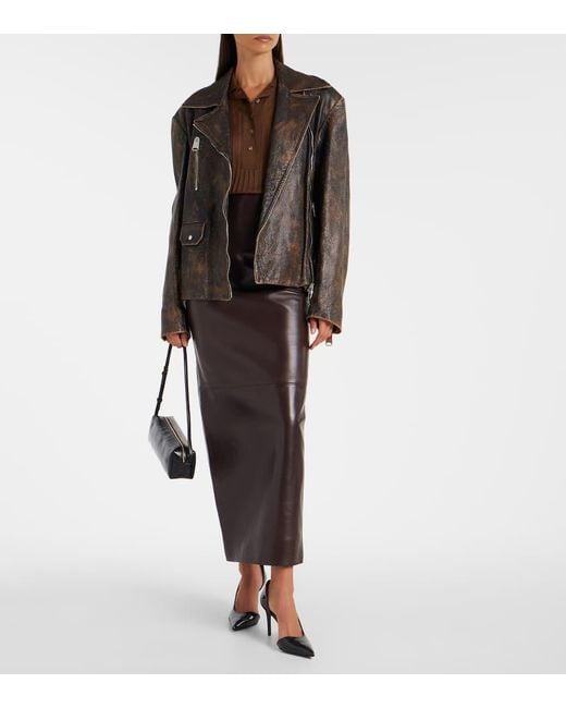 Gonna Lunga Loxley di Khaite in Brown