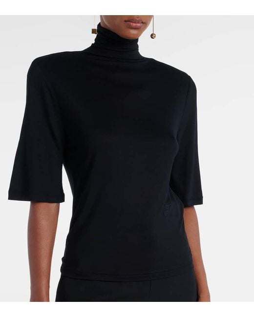 Top De Cuello Alto Jacquemus de color Black