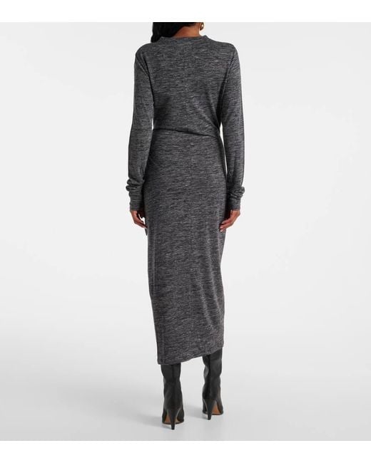 Vestido Midi Lisy Isabel Marant de color Gray