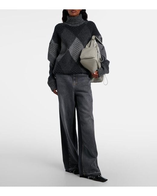 Stella McCartney Gray Schultertasche Dartmoor