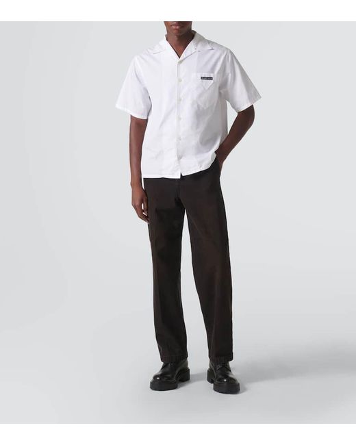 Anfibi di Prada in Black da Uomo