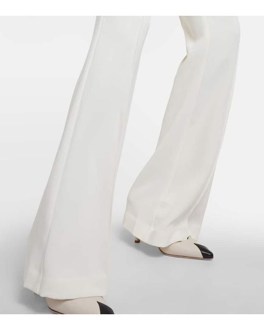 Self-Portrait White Sequined Boucle Jumpsuit