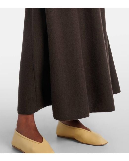 Falda Larga Torie De Cachemir Lisa Yang de color Brown