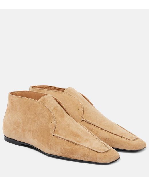 Totême  Natural Desert Suede Boots