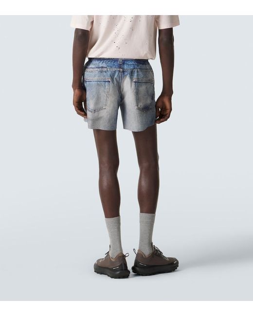 Satisfy Blue Peaceshell 5" Trompe L'Oil Shorts for men