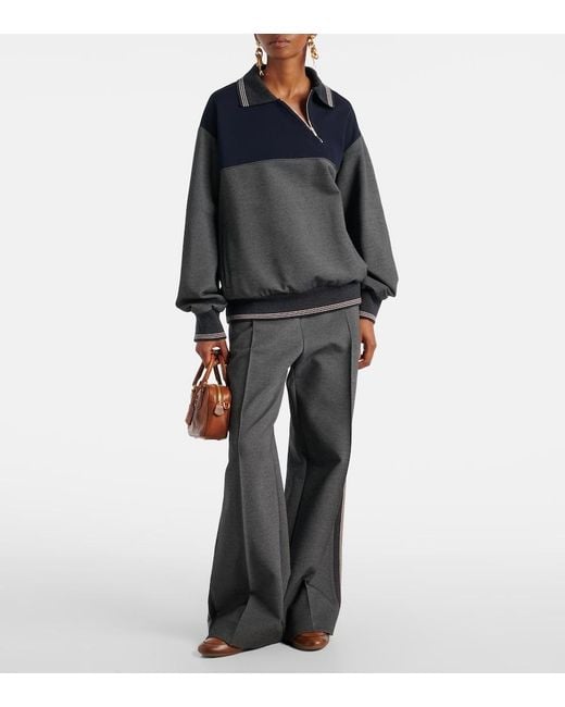 Miu Miu Brown Logo Leather Sneakers