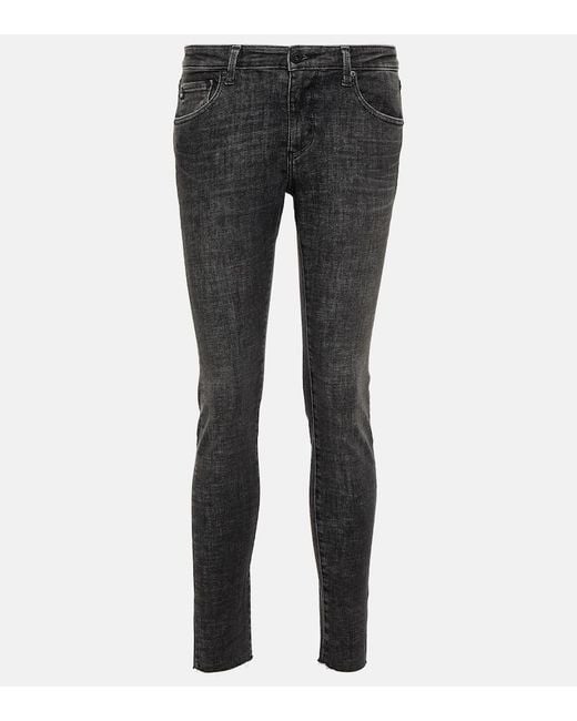AG Jeans Black Skinny Jeans The Legging Ankle