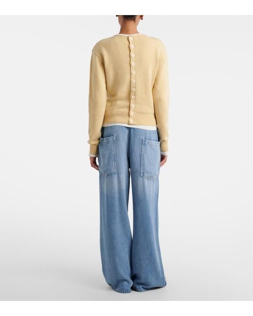 Agolde Blue Shaw Wide-Leg Jeans