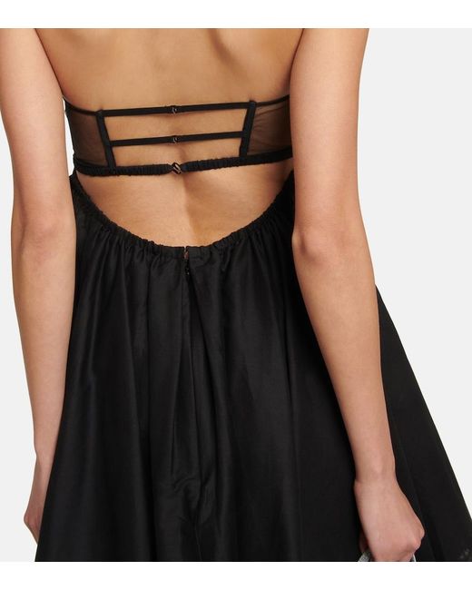 Nensi Dojaka Black Cutout Minidress