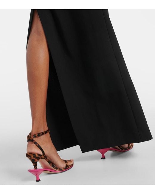 Jacquemus Black Sabre Jersey Maxi Dress