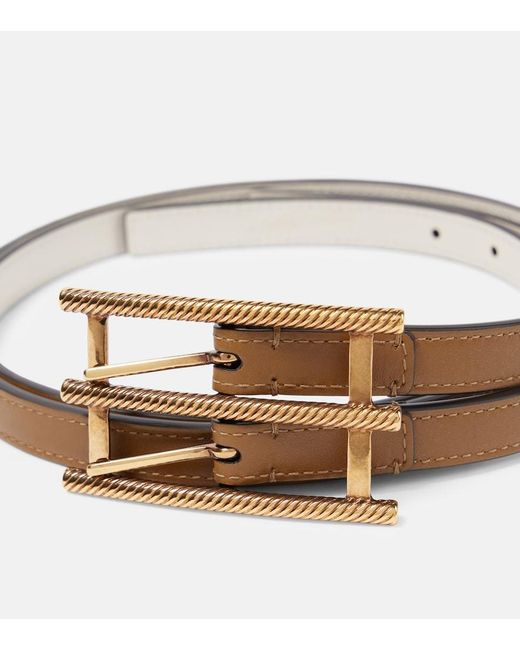 Etro Brown Reversible Leather Belt