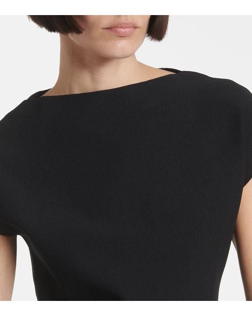 Alaïa Black Peplum Top