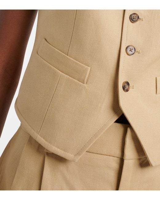 Chaleco De Algodon Polo Ralph Lauren de color Natural