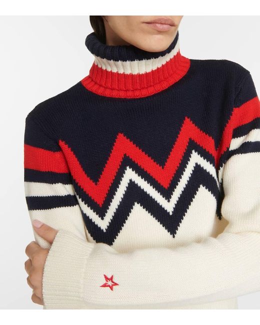Pullover Alpine in lana di Perfect Moment in Multicolor