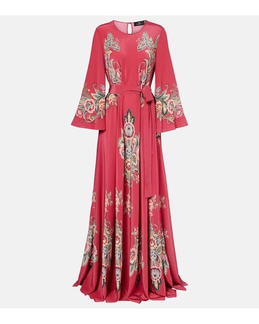 Abito Lungo di Etro in Red