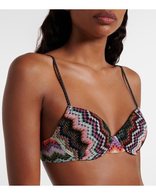 Missoni Multicolor Zigzag Lame Bikini