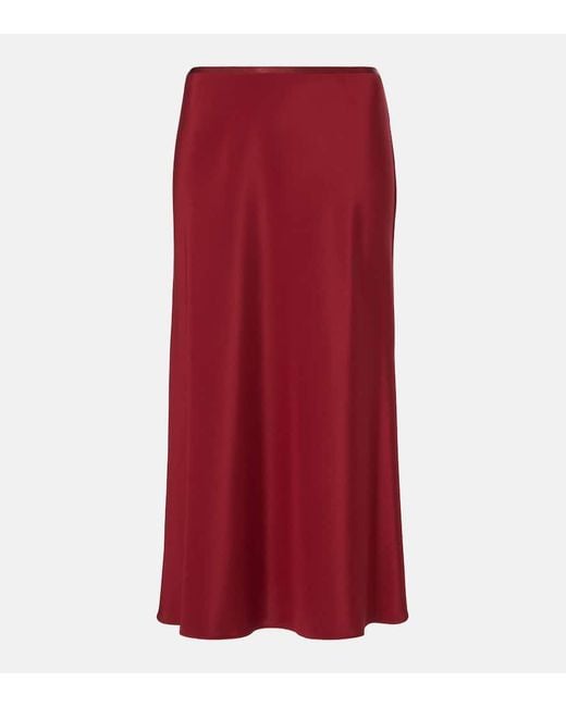Gonna Midi Borbona di Max Mara in Red