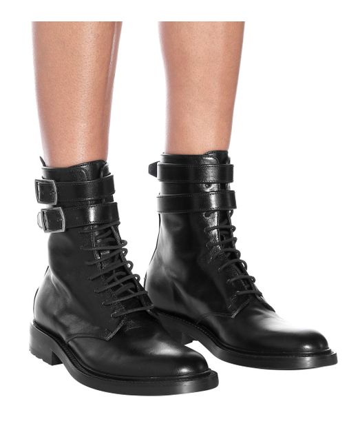 saint laurent army boot