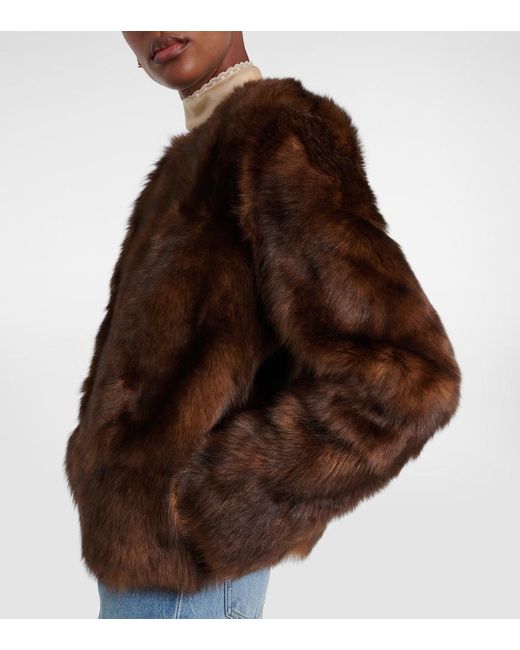Zimmermann Brown Hypnotic Shearling Jacket