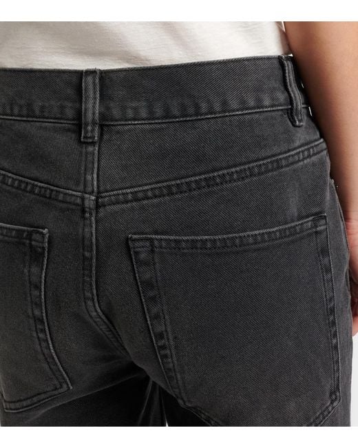 The Row Blue Fargo Straight Jeans
