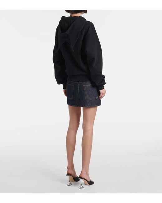 Coperni Black X Disney Maleficent Cotton-Blend Hoodie