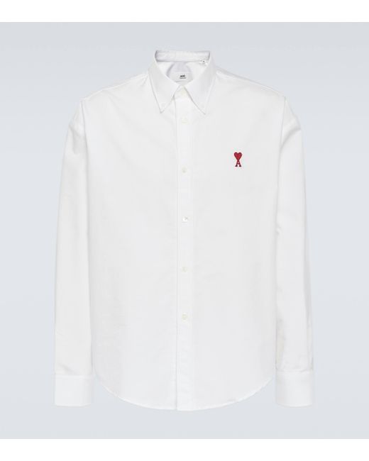 AMI White Ami De Cour Cotton Shirt for men