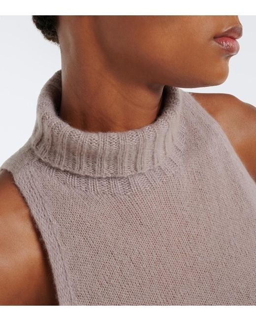 Tom Ford Natural Cashmere And Silk-Blend High-Neck Vest