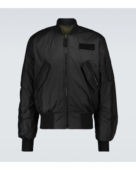 adidas Parley X Bomber Jacket in Black for Men | Lyst