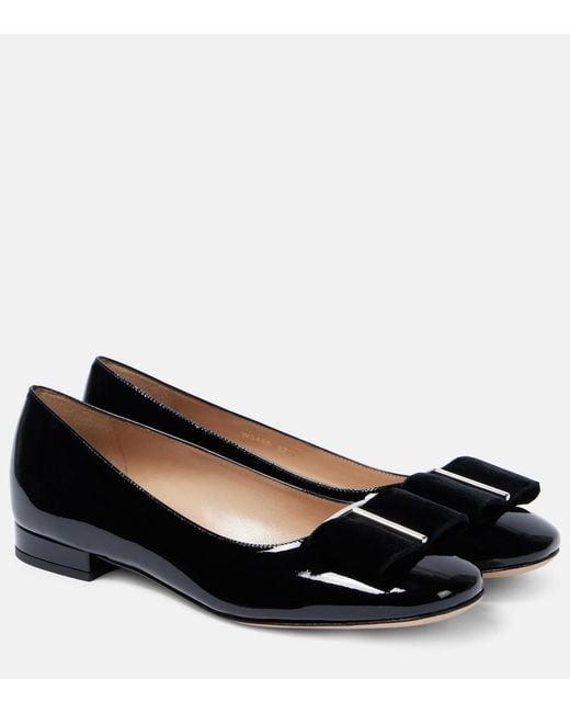 Tom Ford Black Elegant Leather Ballerinas For