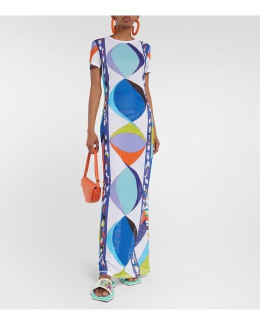Emilio Pucci Green Iride Slides