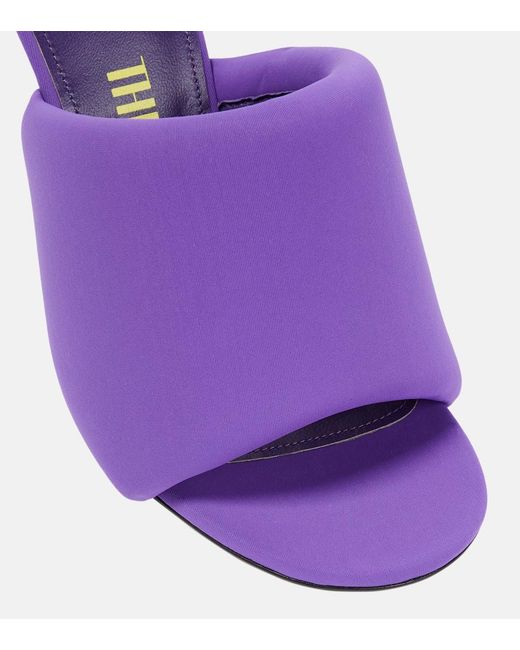 The Attico Purple Rem Mules
