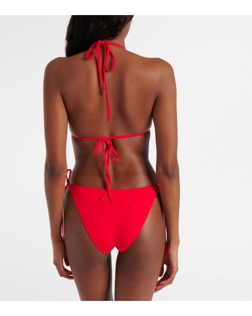 Melissa Odabash Red Anguilla Bikini Bottoms